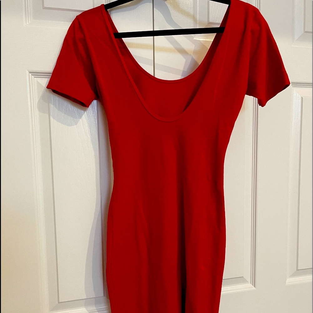 Red dress